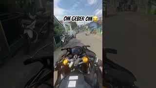 om Geber😂 kawasakininjazx25r zx25r zx25rterbaru zx25r kawasaki [upl. by Akemihs]