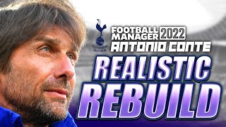 Antonio Conte SPURS REALISTIC REBUILD  Tottenham FM22 [upl. by Bixler]