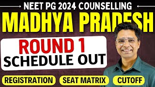 MP NEET PG Counselling 2024 Official Schedule Out  Registration Process  Seat Matrix  Cutoff [upl. by Fowkes194]