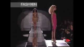 quotVersacequot Spring Summer 2002 2 of 4 haute couture by Fashion Channel [upl. by Nemad]