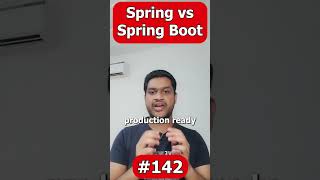 Spring vs Spring Boot java interview interviewtips springboot [upl. by Emad]