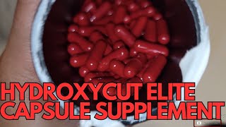 QUICK LOOK AT THE HYDROXYCUT ELITE CAPSULE SUPPLEMENT [upl. by Godewyn]