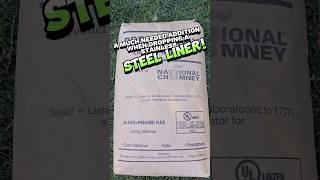 1 Mistake Is Not Insulating Stainless Steel Chimney Liner shorts [upl. by Aihsened755]