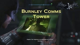 Batman Arkham Origins Burnley Comms Tower with Commentary [upl. by Hasan976]