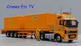 Corgi Volvo FH McNallys by Cranes Etc TV [upl. by Eberta]