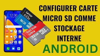 Comment utiliser une carte micro SD comme mémoire interne par défaut sur téléphone Android [upl. by Leiand]