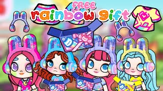 NEW FREE RAINBOW GIFT UPDATE IN AVATAR WORLD 😱🌈  FREE GIFT UPDATE IN AVATAR [upl. by Kantos475]