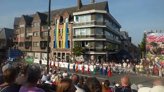 dansgroep Flow bloemencorso sint gillis 2024 [upl. by Opportuna]