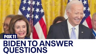 Bidens 1st news conference since Trump debate [upl. by Ridan]