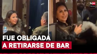 Patricia Chirinos ciudadanos expulsan de bar a congresista de Avanza País [upl. by Kcirre]