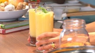 How to Make a Mango Lassi  Indian Food [upl. by Eizdnil]