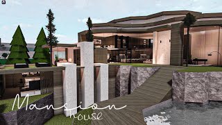 Bloxburg Mansion Modern House  House Build [upl. by Anne]