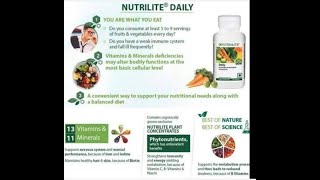 Amway Daily Nutrilite Live Demo [upl. by Chevy]