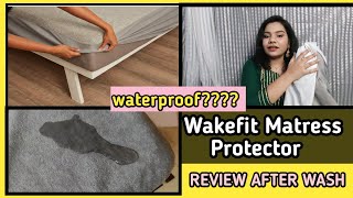 Wakefit Water Proof Terry Cotton Mattress Protector  Best Matress Protector  Review amp Demo [upl. by Nawk]