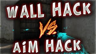 WALL HACK VS AİM HACK EFSANE HİLE KAPIŞMASI  CSGO [upl. by Eceryt]