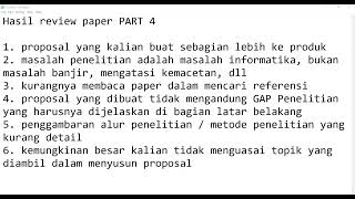 REVIEW PROPOSAL METPEN GENAP 20232024 PART 4 FINAL [upl. by Areivax390]