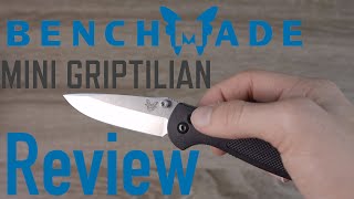 Benchmade Mini Griptilian 556 Review [upl. by Ahsiyn]