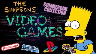 The Simpsons  Video Games Commercial Collection 1990  2014 [upl. by Lemmuela]