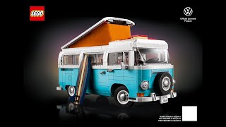 LEGO Instructions  Icons  10279  Volkswagen T2 Camper Van  Vehicles [upl. by Gibb]