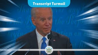 Bidens Controversial Comments Spark Transcript Alteration Drama [upl. by Led]