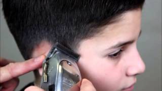 Clipper Cutting How To Taper Hair With Clippers [upl. by Nanon]