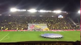 Beitar Jerusalem ULTRAS quotHatikvaquot Vs Hapoel TelAviv 211116 [upl. by Yxor605]