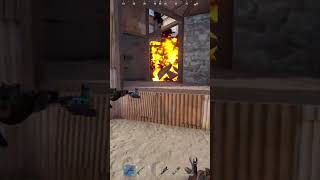 Raiding bases in Rust DAY 4 DECAYED BASE rust shorts funny gaming raiding [upl. by Dorrie]