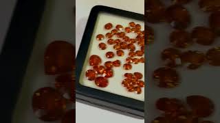 Natural Spessartite Garnets🧡 [upl. by Stace]