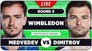 MEDVEDEV vs DIMITROV • Wimbledon 2024 • LIVE Tennis Talk Watchalong [upl. by Armillda]