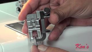 How to Use the Janome Centerguide Foot [upl. by Olsen]