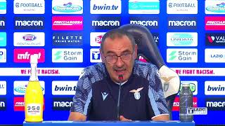 LazioCagliari  Mister Sarri alla vigilia [upl. by Frame]