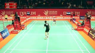 Liew Daren Amazing Backhand Skill Against Lee Chong Wei [upl. by Slade]