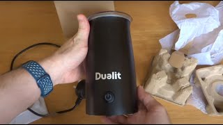 Dualit Handheld Milk Frother Unboxing and Review 2023 [upl. by Naryk771]