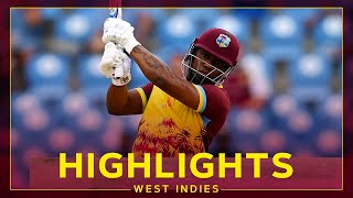 Evin Lewis and Shai Hope Star  Highlights  West Indies v England  4th T20I [upl. by Harsho]