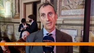 Marcolini Lazio Innova quotCultura inizi a creare più posti di lavoroquot [upl. by Thilde]