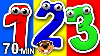 quotNumbers 123 Songsquot Collection Vol 1  3D Compilation Teach Toddlers How to Count Learn 123s [upl. by Bennet]