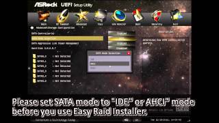 ASRock Feature  Easy RAID Installer [upl. by Stephie]