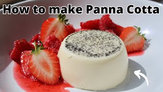 How to make Panna Cotta Recipe [upl. by Retsila913]