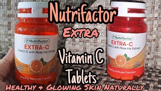 Nutrifactor Vitamin C Review  Uses amp Benefits Vitamin C Tablets  multivitamin vitaminc GLAM [upl. by Lenoel954]