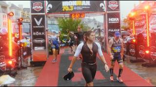 Quelques images du Ironman 703 MontTremblant sous la pluie [upl. by Ahsilet]