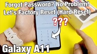 Galaxy A11 Forgot Password PIN Pattern Lets Factory Reset [upl. by Anerac]