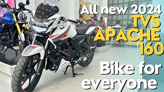 Tvs Apache RTR 160 2v Top Model Bluetooth E20 New Model 2024 Full Detailed Review  Hindi Mai [upl. by Regina]