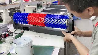 MULTIFIT factory solar cleaning roller brush production assembly packaging shipping record video [upl. by Ermine938]