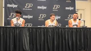 Myles Colvin Camden Heide and Trey KaufmanRenn talk after Marshall game [upl. by Rutter]