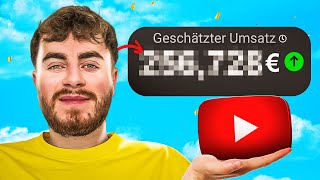 Ich war 12 Monate VOLLZEIT YOUTUBER amp habe € VERDIENT [upl. by Arikaahs844]