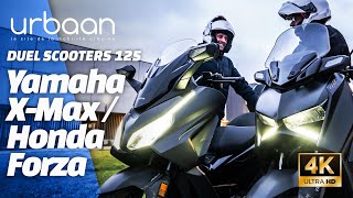 Duel Honda Forza 125 vs Yamaha XMax 125  2024  urbaanews [upl. by Buchanan711]