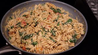 Healthy Creamy Spinach Pasta [upl. by Diraf]