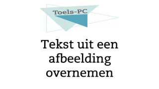 Tekst uit een afbeelding of foto halen [upl. by Airemaj831]