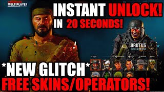 NEW SOLO INSTANT UNLOCK GLITCH Any Operator UNLOCK ALLSKIN GLITCH BO6 BO6 GLITCHBO6 GLITCHES [upl. by Belak]