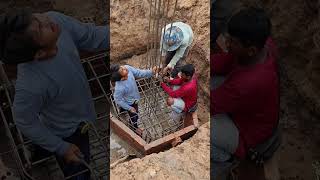 Steel Bar installation for pile cap and stump column [upl. by Wurtz854]